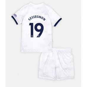 Tottenham Hotspur Ryan Sessegnon #19 Hjemmebanesæt Børn 2023-24 Kort ærmer (+ korte bukser)